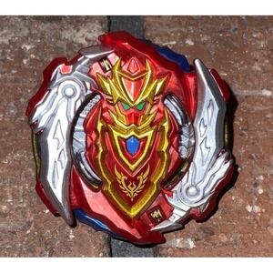 Takara Tomy Beyblade Burst B-129 Super Z Achilles .00.Dm Balance Type Red Gold